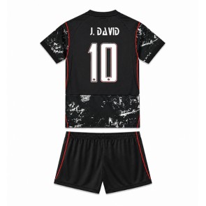 Canada Jonathan David #10 Udebanetrøje Børn VM 2026 Kortærmet (+ Korte bukser)